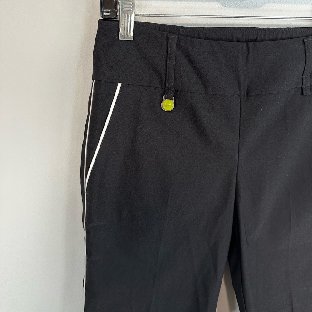 Swing Control Pull on Golf Shorts Womens Size 4 Black High Rise - Picture 3 of 10
